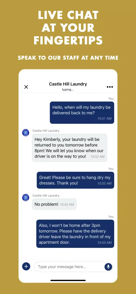 Castle Hill Laundry Screenshots