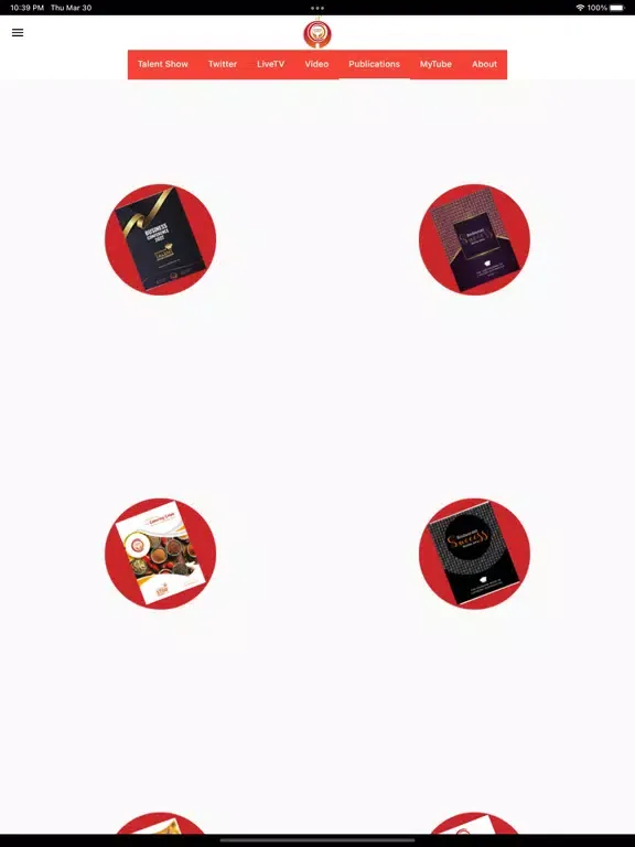 Catering Circle iPad  Ekran Görüntüleri