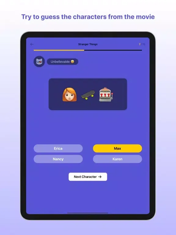 Langflix: English & Quizzes iPad  سکرین شاٹس