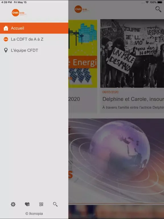 CFDT EDF R&D iPad  Screenshots