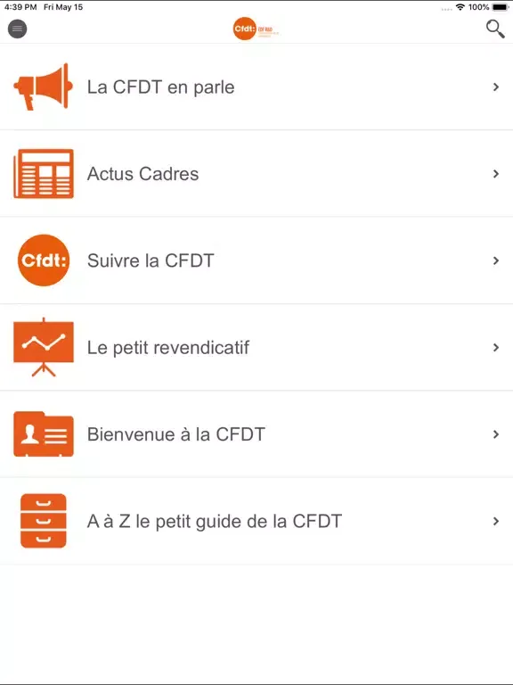 CFDT EDF R&D iPad  Screenshots