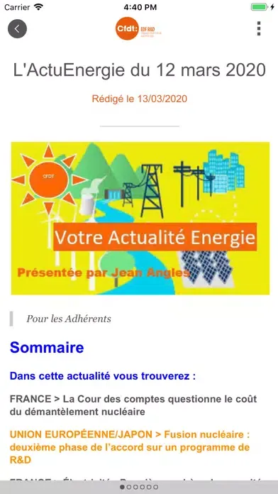 CFDT EDF R&D Screenshots