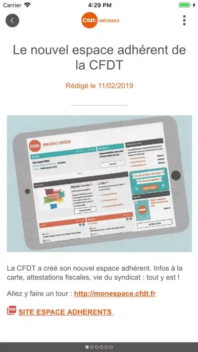 Capturas de tela do CFDT SD 13
