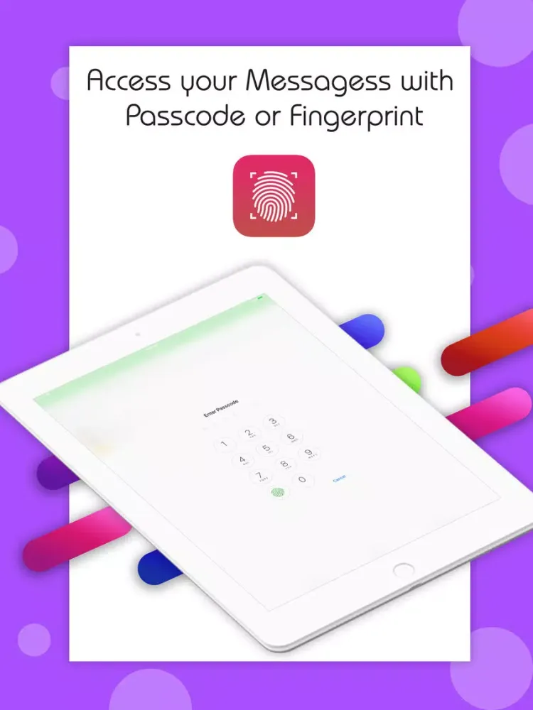 Capturas de tela do Chat Lock Message - Text Chats iPad 