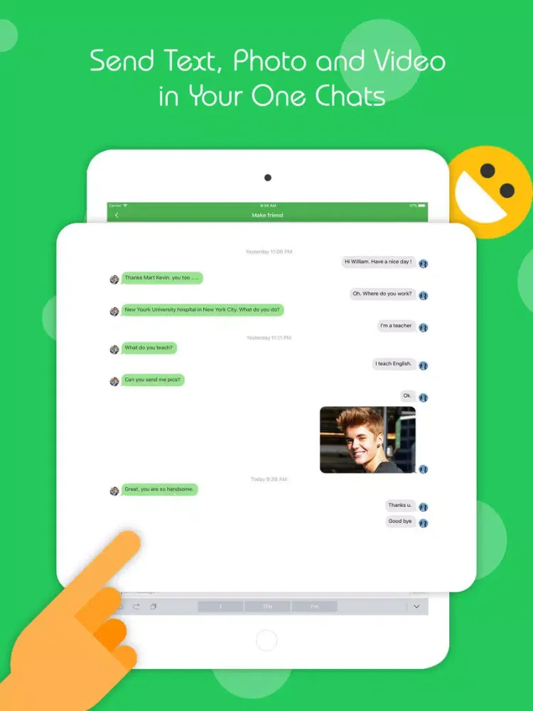 Capturas de tela do Chat Lock Message - Text Chats iPad 