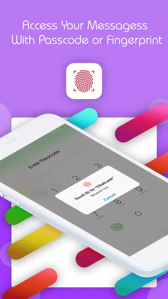 Capturas de tela do Chat Lock Message - Text Chats
