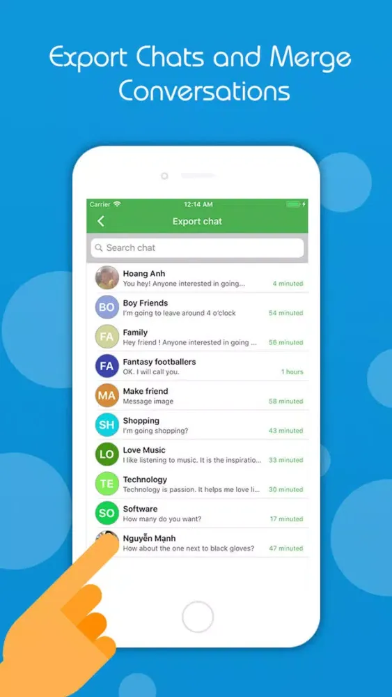 Capturas de tela do Chat Lock Message - Text Chats