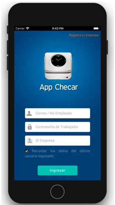 Capturas de tela do App Checar