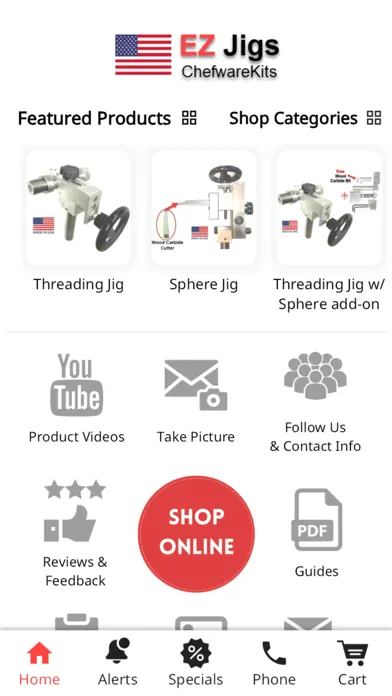 Ảnh chụp màn hình của EZ Jigs Woodturning