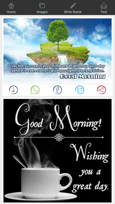 ภาพหน้าจอของ Christian Wishes & Greetings