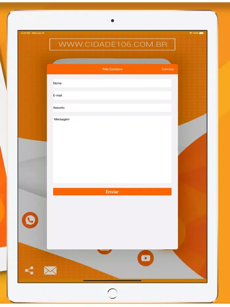 Cidade 106.5 FM iPad  स्क्रीनशॉट