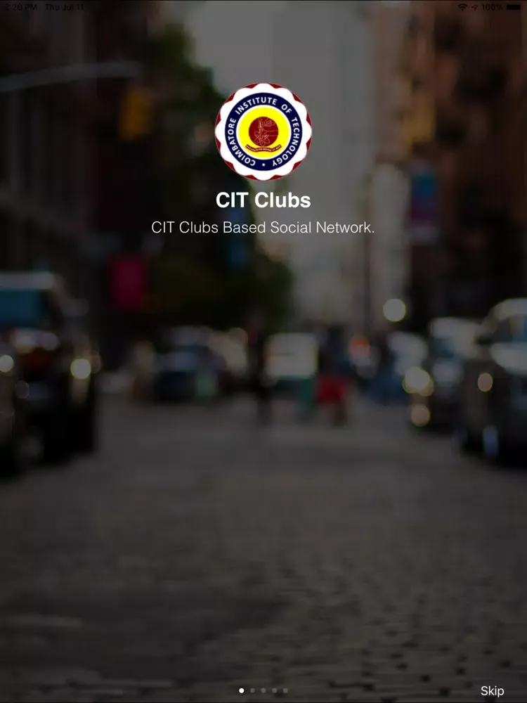 ภาพหน้าจอของ CIT Clubs iPad 