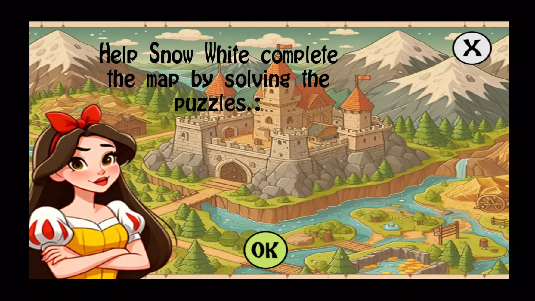 SnowWhite Puzzles Game Screenshots