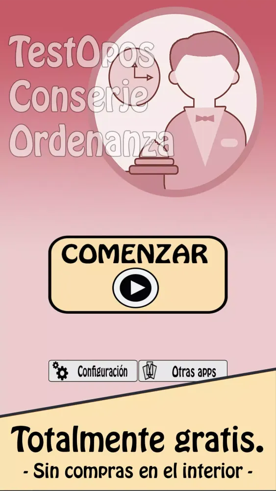 Zrzuty ekranu TestOpos Conserje Ordenanza