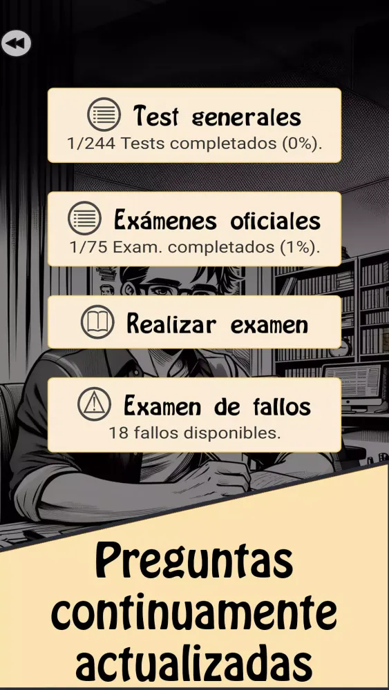 Zrzuty ekranu TestOpos Conserje Ordenanza