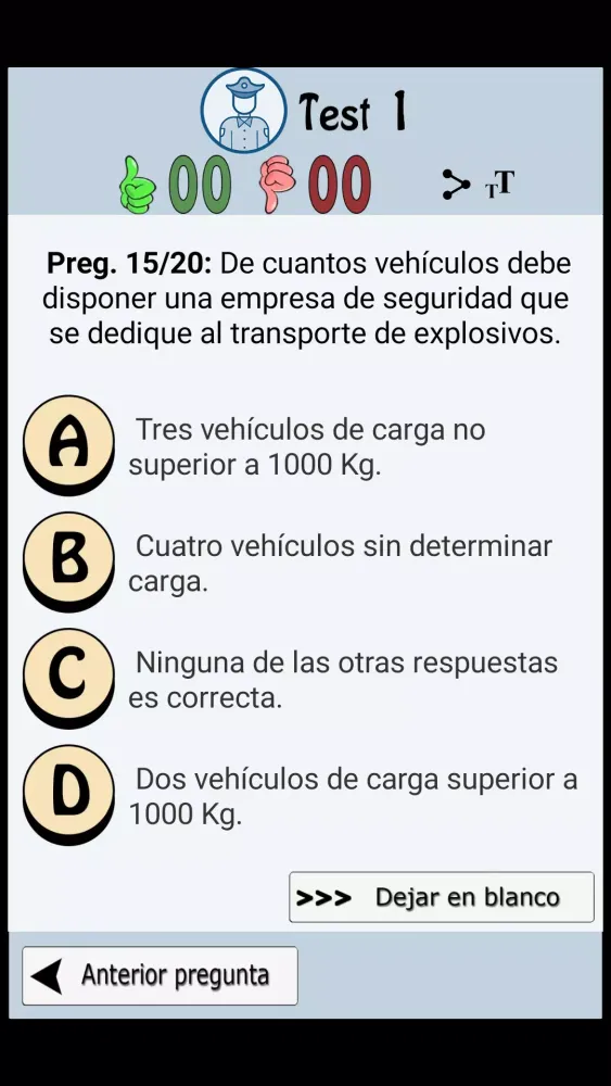 TestOpos Vigilante Seguridad Screenshots