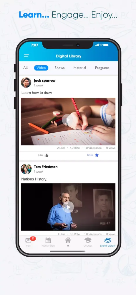 Afaaq Educational Screenshots