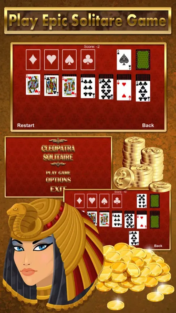 Cleopatra's Pyramid Solitaire سکرین شاٹس