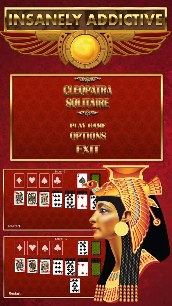 Cleopatra's Pyramid Solitaire سکرین شاٹس