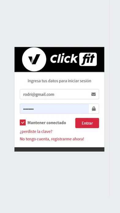 Скриншоты ClickFit