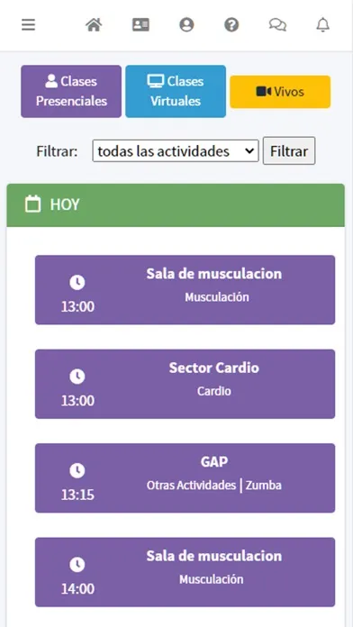Скриншоты ClickFit