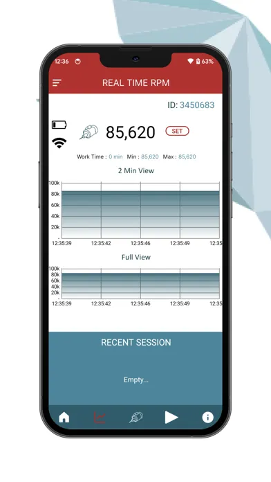 Capturas de pantalla de Jet Spindle Monitor