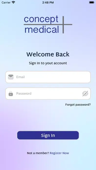 Zrzuty ekranu Concept Medical Dictation