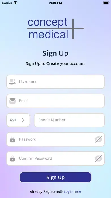 Zrzuty ekranu Concept Medical Dictation