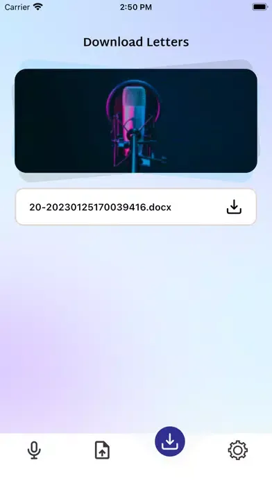 Zrzuty ekranu Concept Medical Dictation