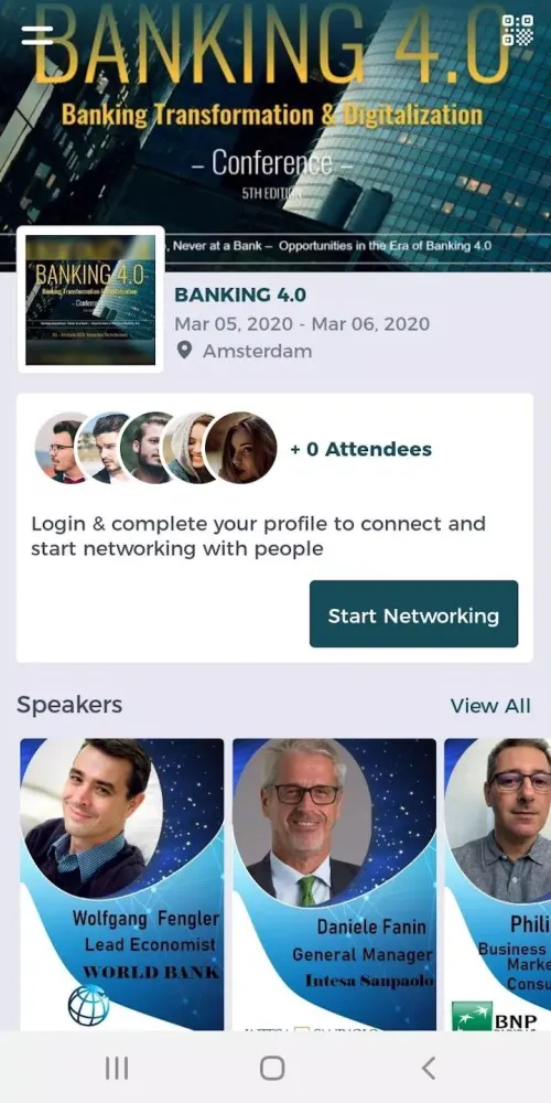 DevEx Connect Events Screenshots