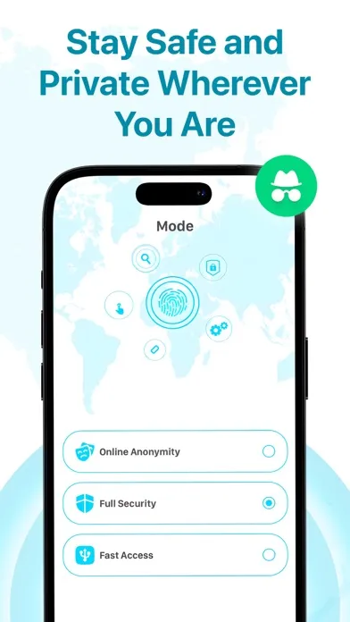 Tangkapan skrin Fast VPN turbo IP Changer