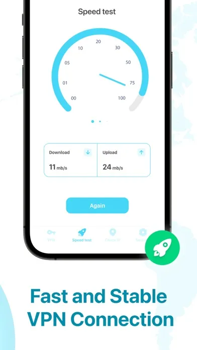 Tangkapan skrin Fast VPN turbo IP Changer