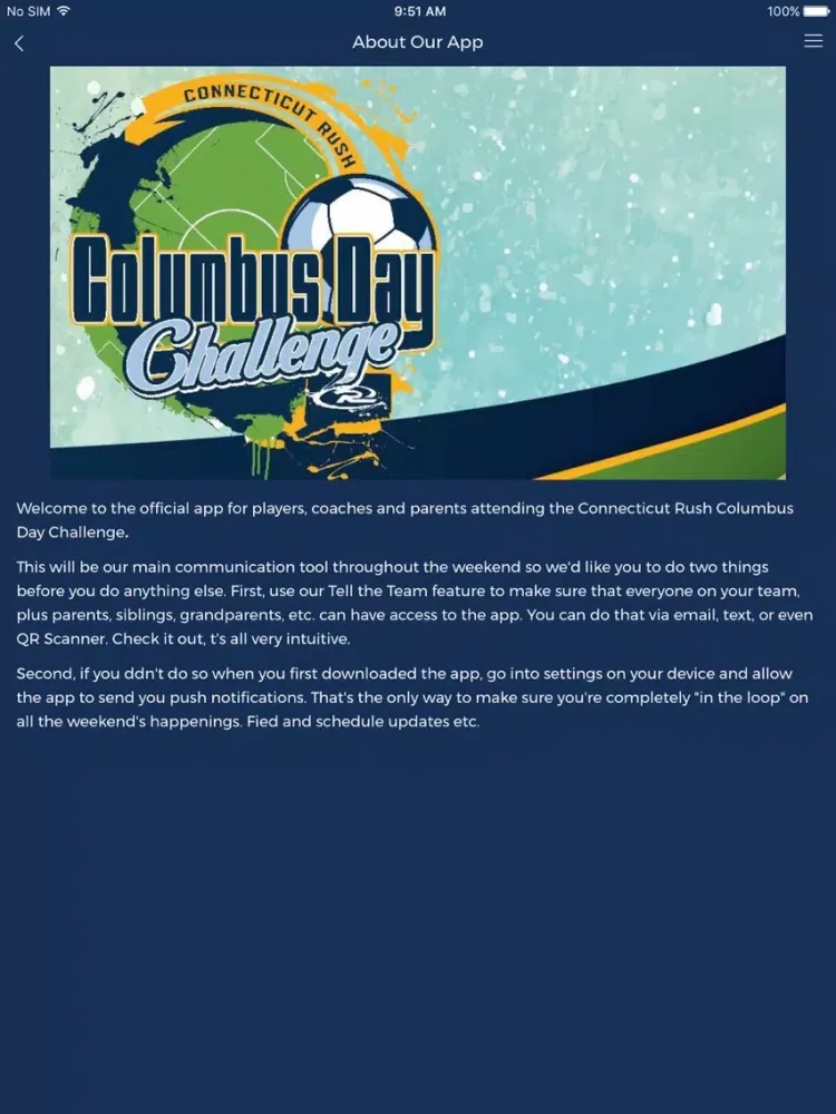 Connecticut Rush Tournaments iPad  سکرین شاٹس