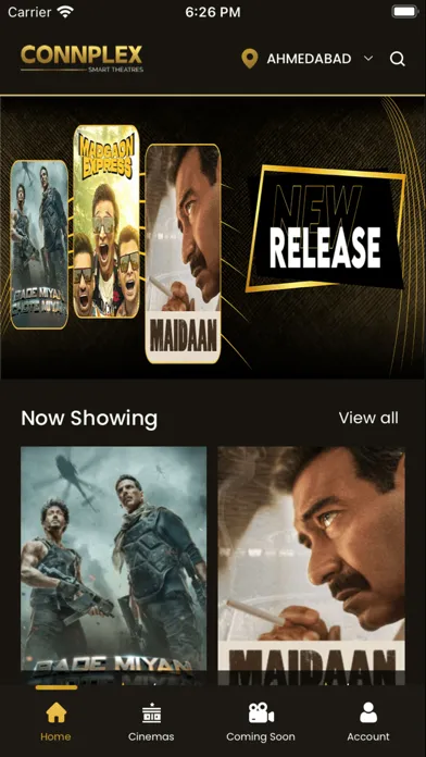 Tangkapan layar CONNPLEX CINEMAS - Tickets