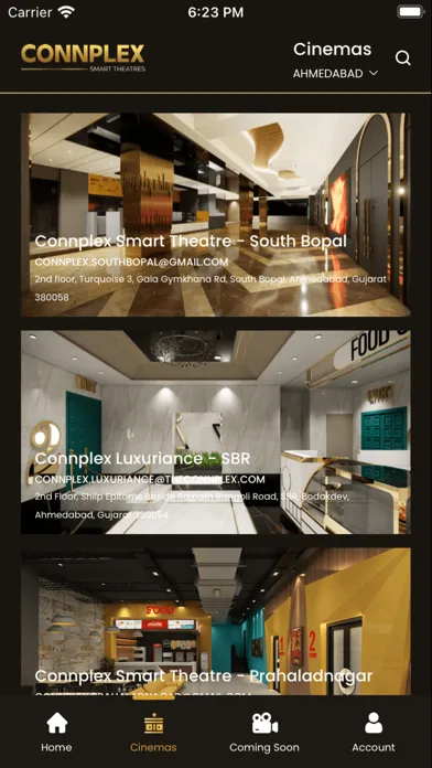 Tangkapan layar CONNPLEX CINEMAS - Tickets