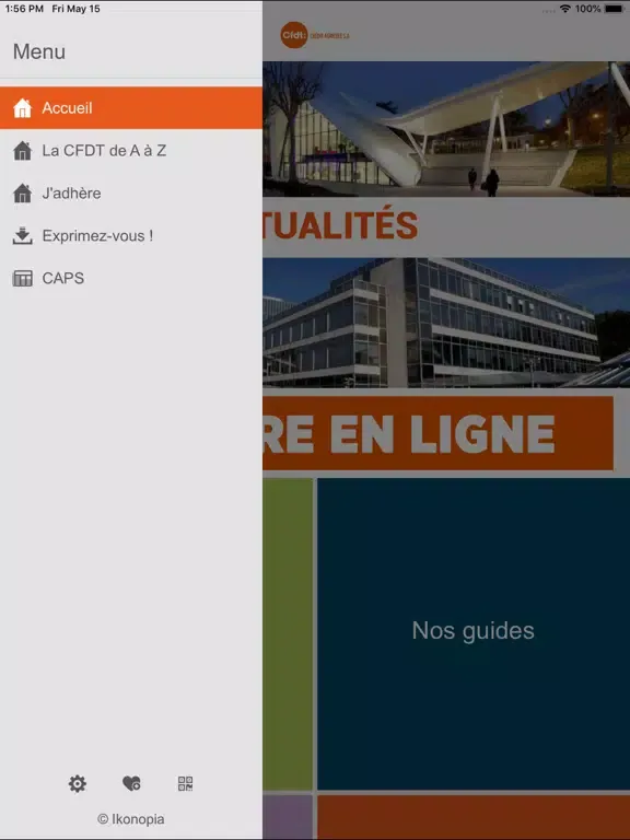 CFDT CASA iPad 应用截图