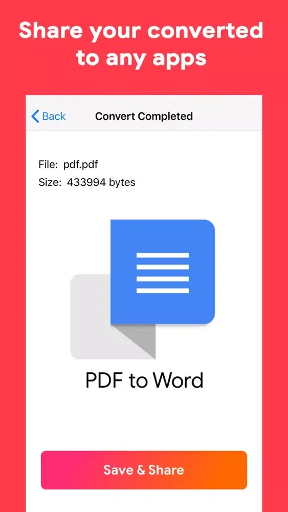 PDF Converter · Convert to PDF سکرین شاٹس