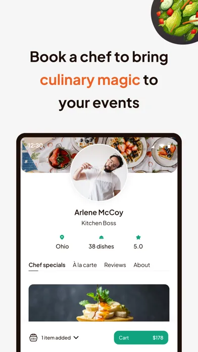 Ảnh chụp màn hình của CookinGenie - Book a Chef
