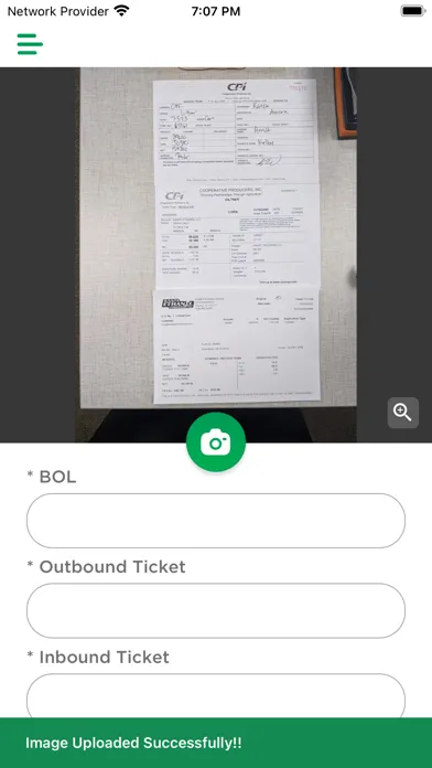 Capturas de pantalla de CPI Ticket Submission App