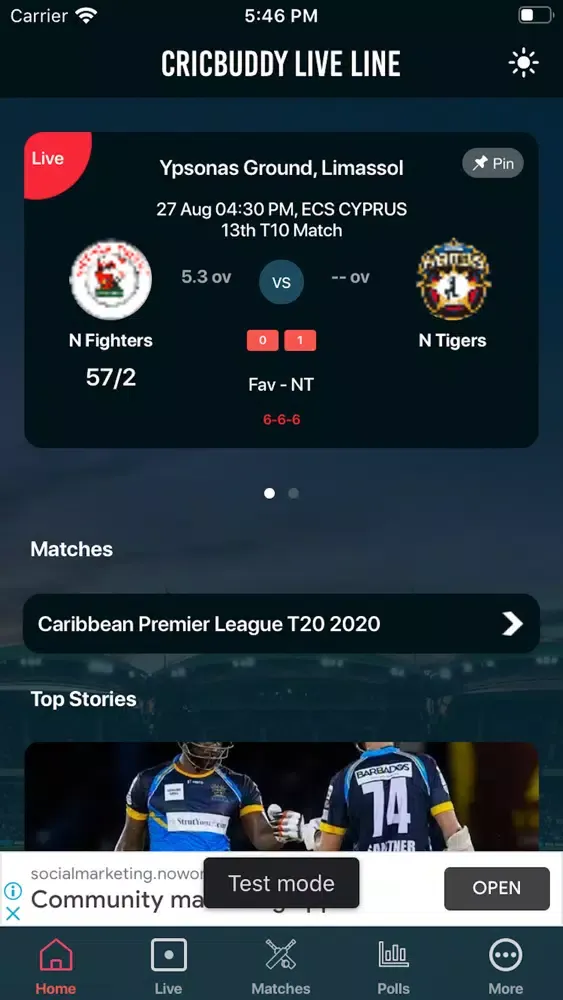 صور Cricbuddy Live Line