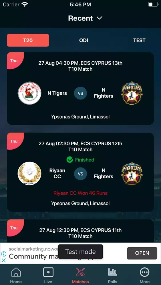 صور Cricbuddy Live Line