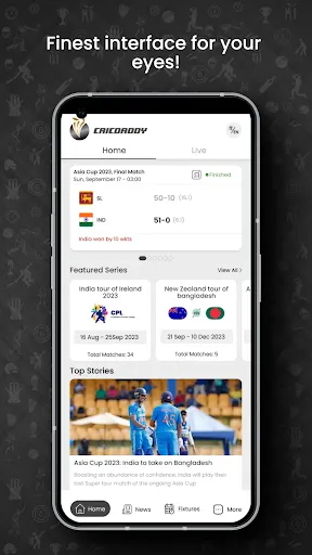 CricDaddy : Cricket Live Line Screenshots