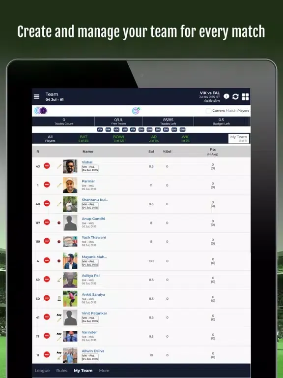 Cricheroes Cricbattle Fantasy iPad  स्क्रीनशॉट