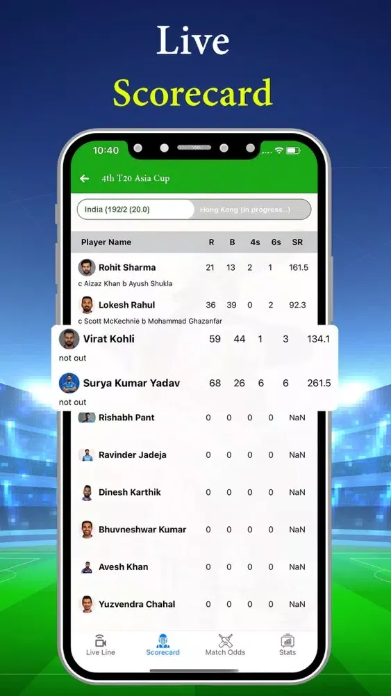 Скриншоты Live Cricket TV : Live Score