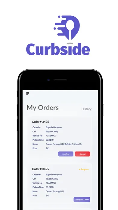 Скриншоты Curbside: Order Take Out