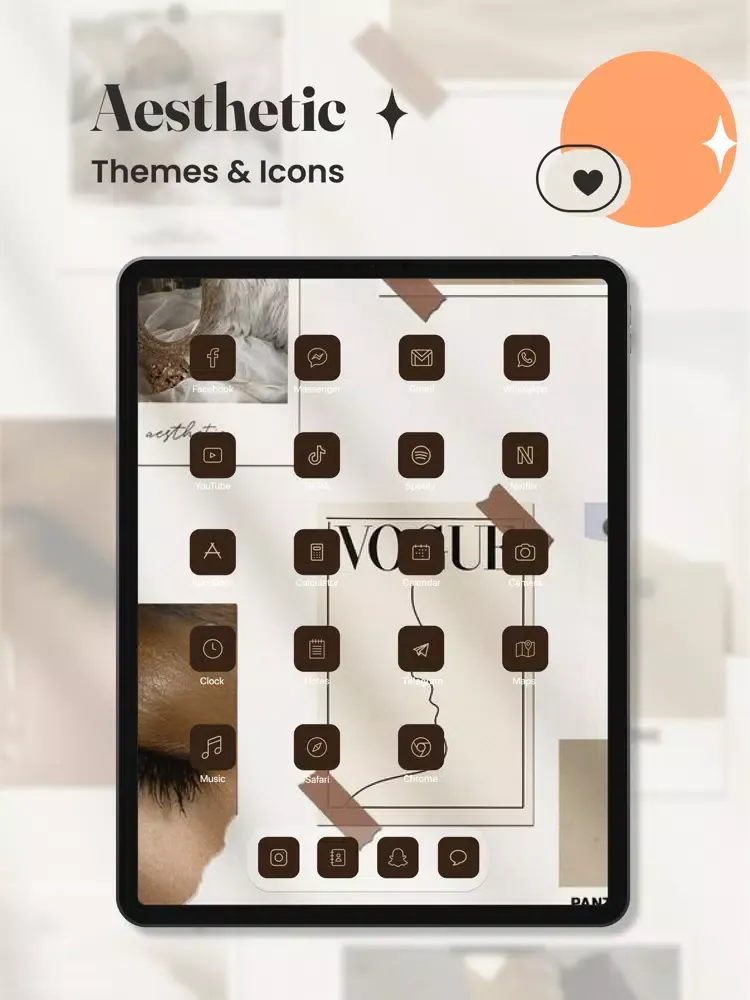 تصاویر Artistic-Widget,Theme & Icon iPad 