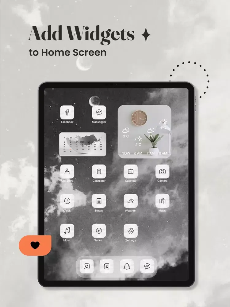 تصاویر Artistic-Widget,Theme & Icon iPad 