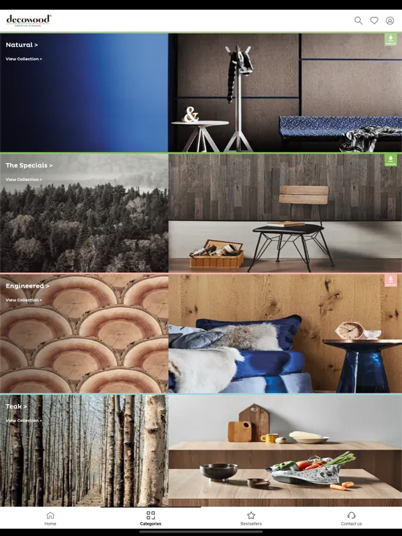 Decowood Veneers iPad  Screenshots