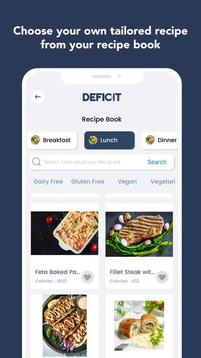 Скриншоты DEFICIT: Flexible Weight Loss