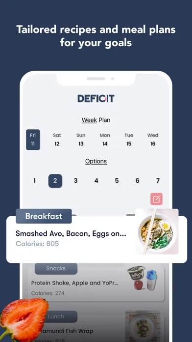 Скриншоты DEFICIT: Flexible Weight Loss